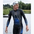 Men's triathlon wetsuit HUUB Agilis II Back Zip 3.5 metalic blue 3