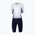 Women's triathlon suit HUUB Anemoi 3 SUB22 white/navy/pink