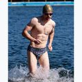 Men's swim briefs HUUB Trunk Yee gray/orange 4
