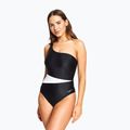 Women's one-piece swimsuit Zoggs Lattice One Shoulder blue / white 8