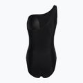 Women's one-piece swimsuit Zoggs Lattice One Shoulder blue / white 2