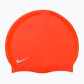 Nike Solid Silicone children's swimming cap orange TESS0106-618