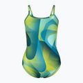 Nike Spectrum women's one-piece swimsuit green-blue NESSA019