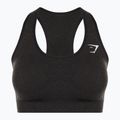 Gymshark Vital Seamless Sports black/marl fitness bra 5