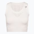 Women's Gymshark Energy Seamless Crop Top cream white 5