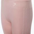 Women's training leggings Gymshark Flawless Shine Seamless pink/white 7