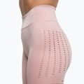 Women's training leggings Gymshark Flawless Shine Seamless pink/white 4