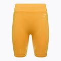 Women's Gymshark Flawless Shine Seamless saffron/yellow training shorts 5