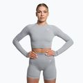 Women's training longsleeve top Gymshark Vital Seamless Crop Top light grey