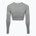 Women's training longsleeve top Gymshark Vital Seamless Crop Top light grey 6