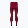 Women's Gymshark Training Full Lenght leggings burgundy/white 6