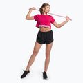 Women's Gymshark Training Fraction Crop Top lava pink 2