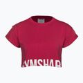 Women's Gymshark Training Fraction Crop Top lava pink 5