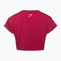 Women's Gymshark Training Fraction Crop Top lava pink 6