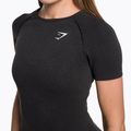 Women's training t-shirt Gymshark Vital Seamless black/marl 4