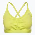 Gymshark Ruched Training Sports glitch yellow fitness bra 5