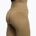 Women's training leggings Gymshark Energy Seamless biscotti brown/white 4