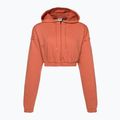 Women's training sweatshirt Gymshark KK Twins Zip Up Crop orange 5