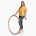 Women's training t-shirt Gymshark GFX Legacy Tee yellow/white 2