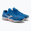 Mizuno Wave Stealth V handball shoe blue X1GA180024 5