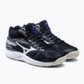 Mizuno Stealth Star Mid children's handball shoes navy blue X1GC211502 5