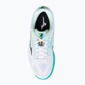 Women's tennis shoes Mizuno Break Shot 3 AC white and green 61GA212623 6