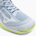 Men's volleyball shoes Mizuno Wave Momentum 2 heather/white/neo lime 7