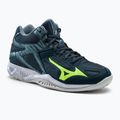 Men's volleyball shoes Mizuno Thunder Blade 3 Mid blue V1GA217538