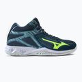 Men's volleyball shoes Mizuno Thunder Blade 3 Mid blue V1GA217538 2