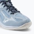Women's volleyball shoes Mizuno Thunder Blade 3 light blue V1GC217002 7