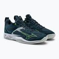 Men's handball shoes Mizuno Ghost Shadow green X1GA218038 5