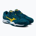 Men's tennis shoes Mizuno Wave Intense Tour 5 AC blue 61GA190030 5