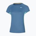 Women's running shirt Mizuno Dryaeroflow Tee copen blue