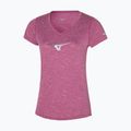 Women's running shirt Mizuno Impusle Core RB Tee magenta haze