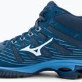 Men's volleyball shoes Mizuno Wave Voltage Mid navy blue V1GA216521 12