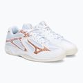 Women's volleyball shoes Mizuno Thunder Blade 3 white V1GC217036 4