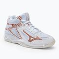 Women's volleyball shoes Mizuno Thunder Blade 3 Mid white V1GC217536