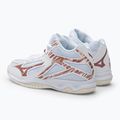 Women's volleyball shoes Mizuno Thunder Blade 3 Mid white V1GC217536 3