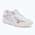 Mizuno Lightning Star Z6 children's volleyball shoes white V1GD210336