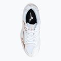 Mizuno Lightning Star Z6 children's volleyball shoes white V1GD210336 6