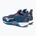 Men's volleyball shoes Mizuno Wave Momentum 2 navy blue V1GA211212 3