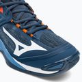 Men's volleyball shoes Mizuno Wave Momentum 2 navy blue V1GA211212 7