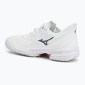Women's tennis shoes Mizuno Wave Exceed Tour 5 CC undyed white/quiet shade/opera red 3
