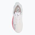 Women's tennis shoes Mizuno Wave Exceed Tour 5 CC undyed white/quiet shade/opera red 5