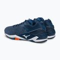 Men's handball shoes Mizuno Wave Stealth Neo navy blue X1GA200021 3
