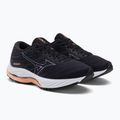 Women's running shoes Mizuno Wave Rider 26 odyssey gray/quicksilver/salmon 5