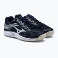 Mizuno Stealth Star C children's handball shoes navy blue X1GC2107K02 5