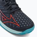 Men's tennis shoes Mizuno Wave Exceed Tour 5 CC collegiate blue/soleil/tanager turquoise 7