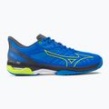 Men's tennis shoes Mizuno Wave Exceed Tour 5 CC peace blue/acid lime/iron gate 2