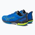 Men's tennis shoes Mizuno Wave Exceed Tour 5 CC peace blue/acid lime/iron gate 3